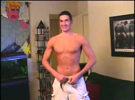 Teenguy popping a load